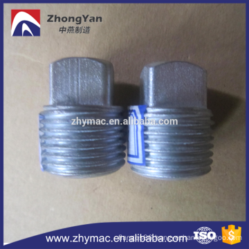 stainless steel threaded plug